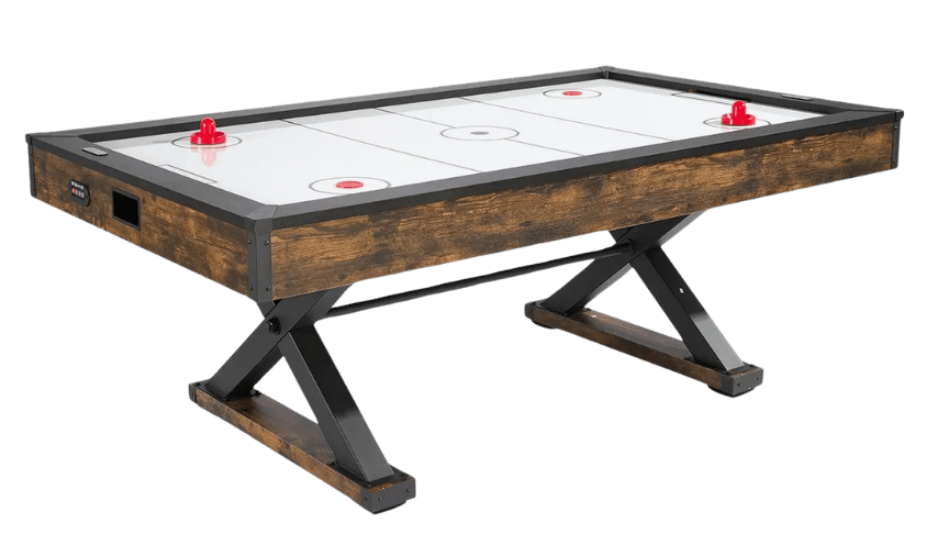 Table de hockey sur air en bois en location pour bureaux