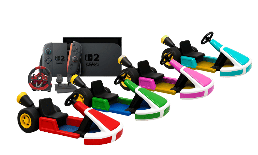 switch 2 avec mario kart en location pour bureaux et espaces détente entreprises